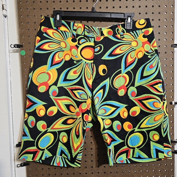 Loudmouth Other - Loudmouth HERITAGE SHORT - SHAGADELIC BLACK Mens Sz 32
